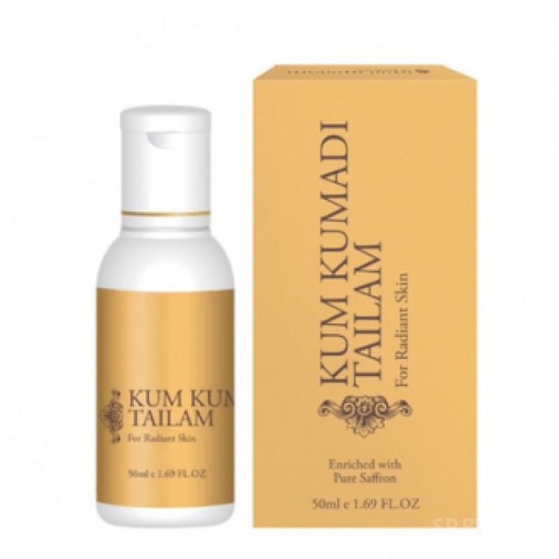 KUMKUMADI Tailam Oil Vasu (Кумкумади омолаживающее масло для лица Васу), 50 мл.