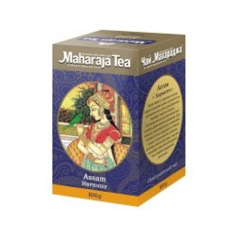 ASSAM HARMUTTY, Maharaja Tea (АССАМ ХАРМАТИ, Махараджа чай), 100 г.