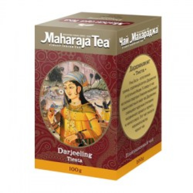 DARJEELING TIESTA, Maharaja Tea (ДАРДЖИЛИНГ ТИСТА, Махараджа чай), 100 г.