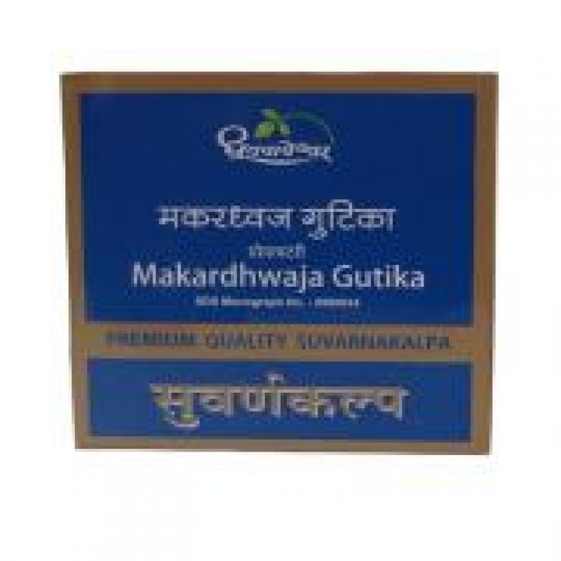  Макардхваджа Гутика Makardhwaja Gutika Dhootapapeshwar - омолаживает 30 табл. Производитель:Индия