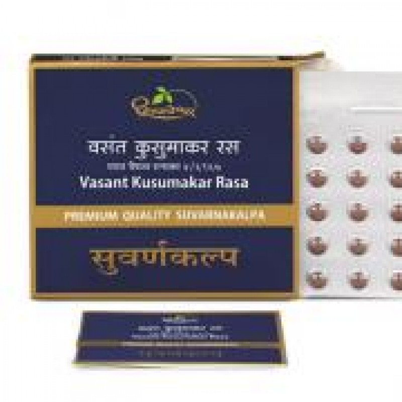 	 Васант Кусумакар Раса Суварнакалпа Dhootapapeshwar Vasant Kusumakar Rasa Suvarnakalpa 10 таб Производитель:Индия