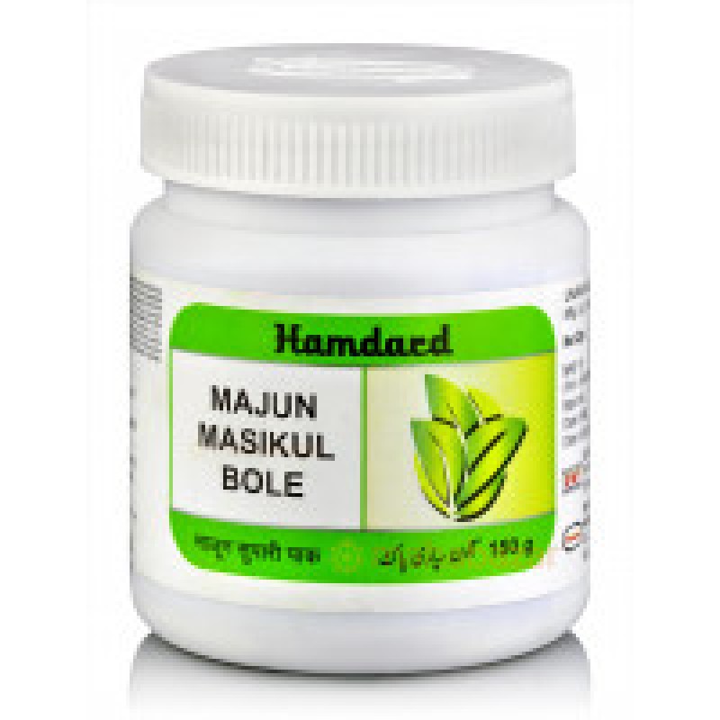 Маджун Масикул Боле, при слабости мочевого пузыря и при непроизвольном семяизвержении, 125 г, Хамдард; Majun Masikul Bole, 125 g, Hamdard