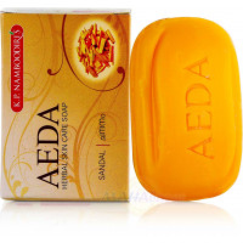 Мыло Аеда Сандал, 75 г, производитель К.П. Намбудирис; Aeda soap Sandal, 75 g, K.P. Namboodiri's