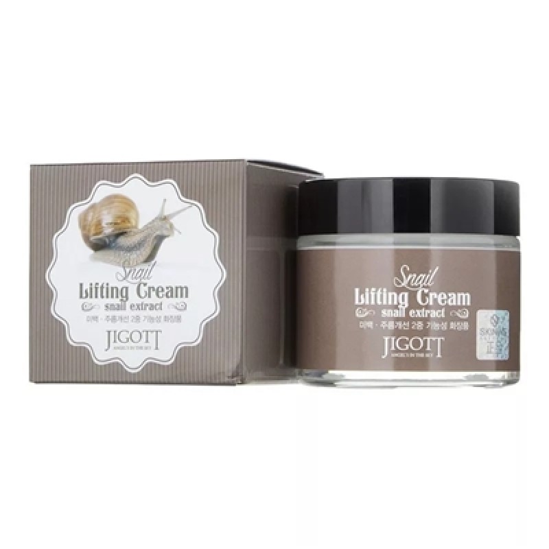Jigott Snail Lifting Cream Лифтинг-крем для лица с муцином улитки