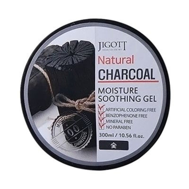 igott Natural Charcoal Moisture Soothing Gel Гель успокаивающий и увлажняющий для лица и тела с древесным углем