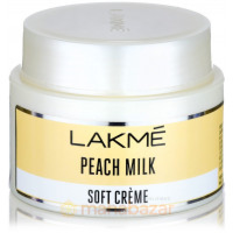 Нежный увлажняющий крем для лица и шеи Персик и Молочко, 65 г, производитель Лакме; Soft creme Peach Milk, 65 g, Lakme
