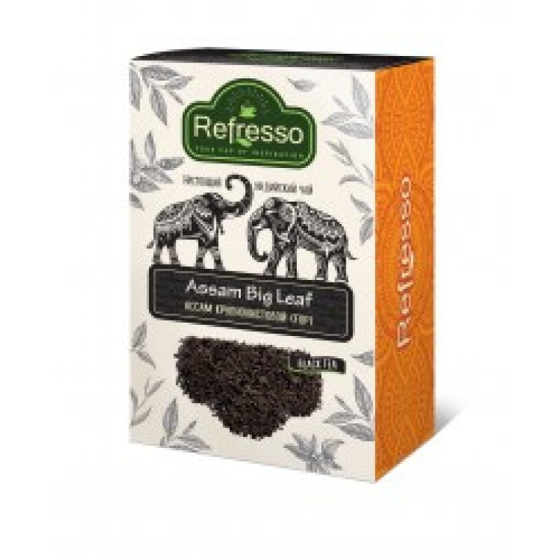 ASSAM Big Leaf Black Tea, Refresso (АССАМ Крупнолистовой (FOP) черный чай, Рефрессо), 250 г.