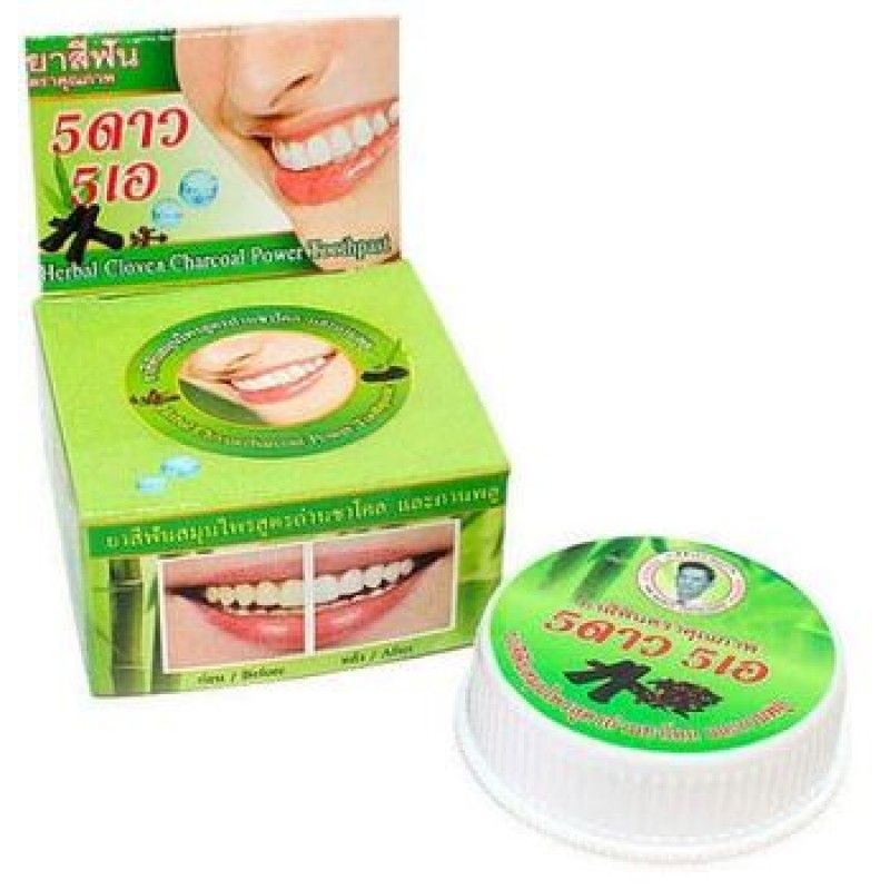 Зубная паста 5 Star Cosmetic с Бамбуковым углем  25 г
