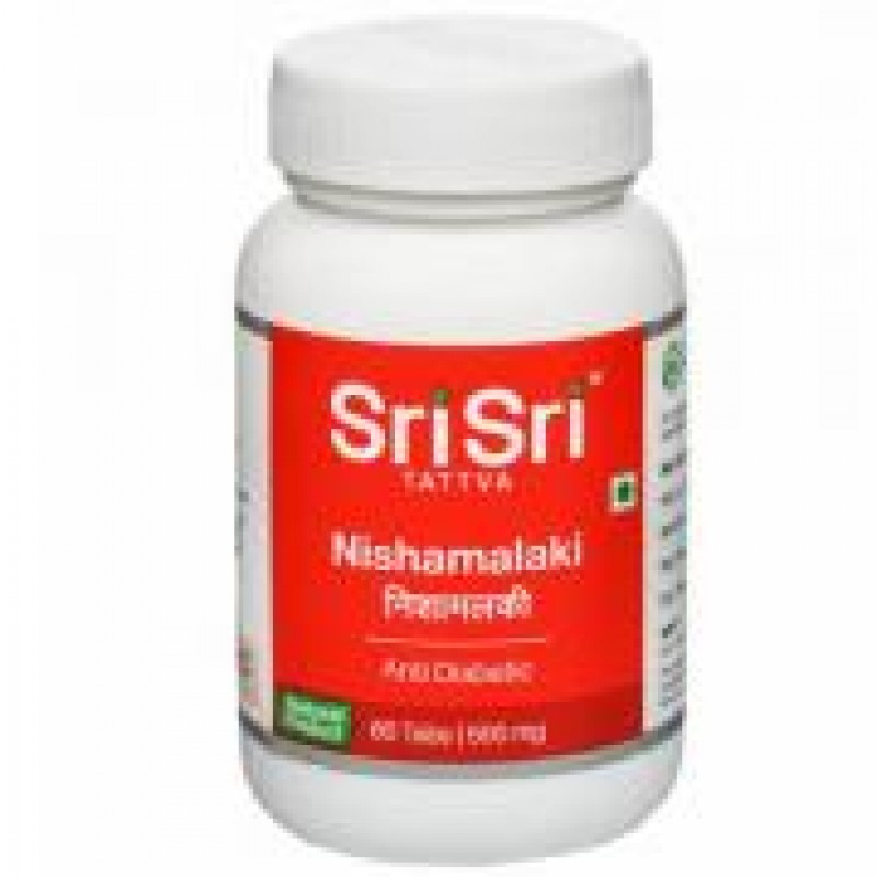 	 Нисамалаки - аюрведа для лечения диабета – Nishamalaki Vati от Шри Шри Аюрведа 60 таб