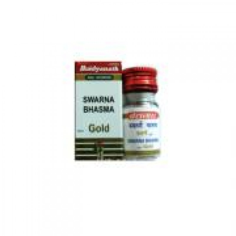 	 Сварна бхасма Золото (Swarna Bhasma gold Baidyanath) 125 мг 