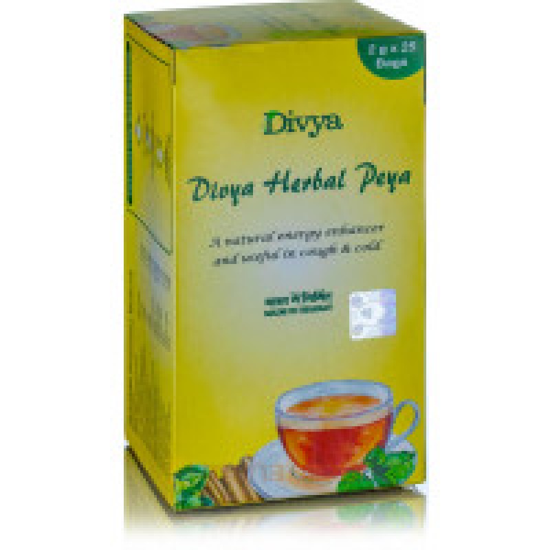 Аюрведический чай Дивья Хербал Пейа, 25 пак, Патанджали; Divya Herbal Peya,