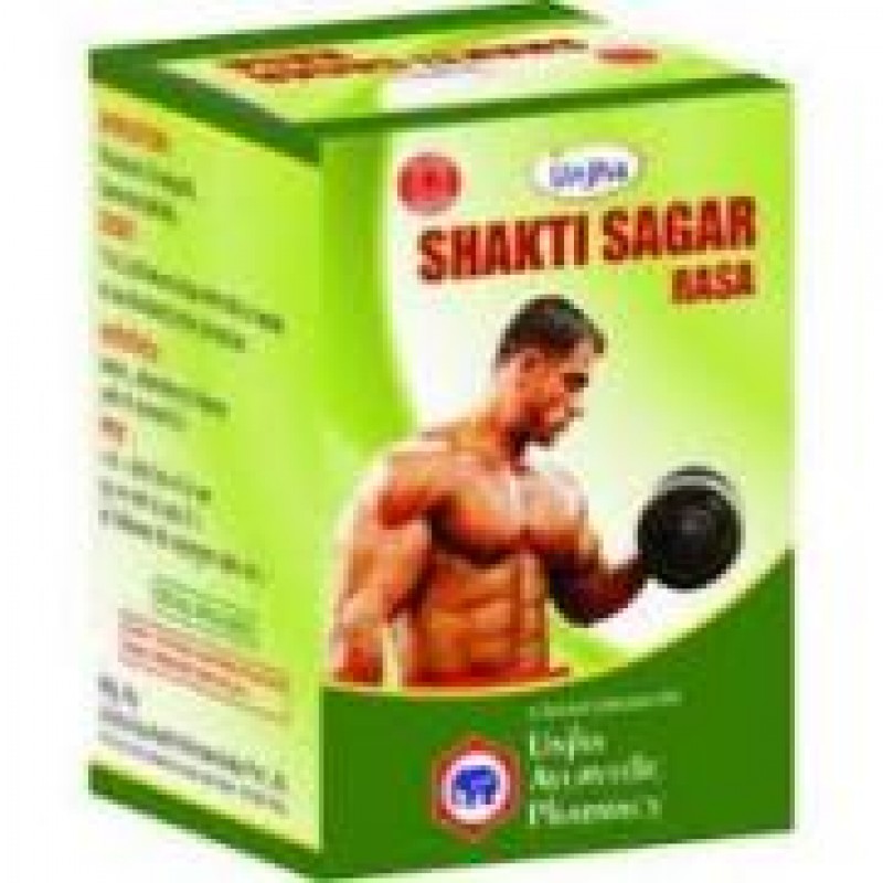  	 Shakti Sagar Rasa(Silver Coated) красивые мышцы 30 таб