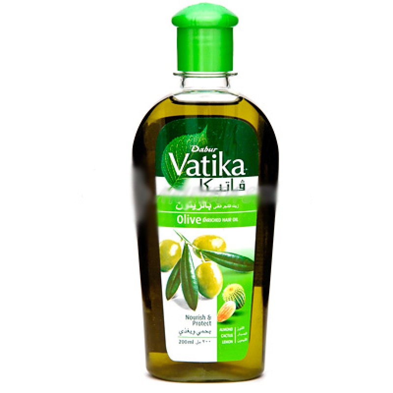 Масло для волос Dabur Vatika OLIVE, оливковое, Для всех типов волос 200 мл