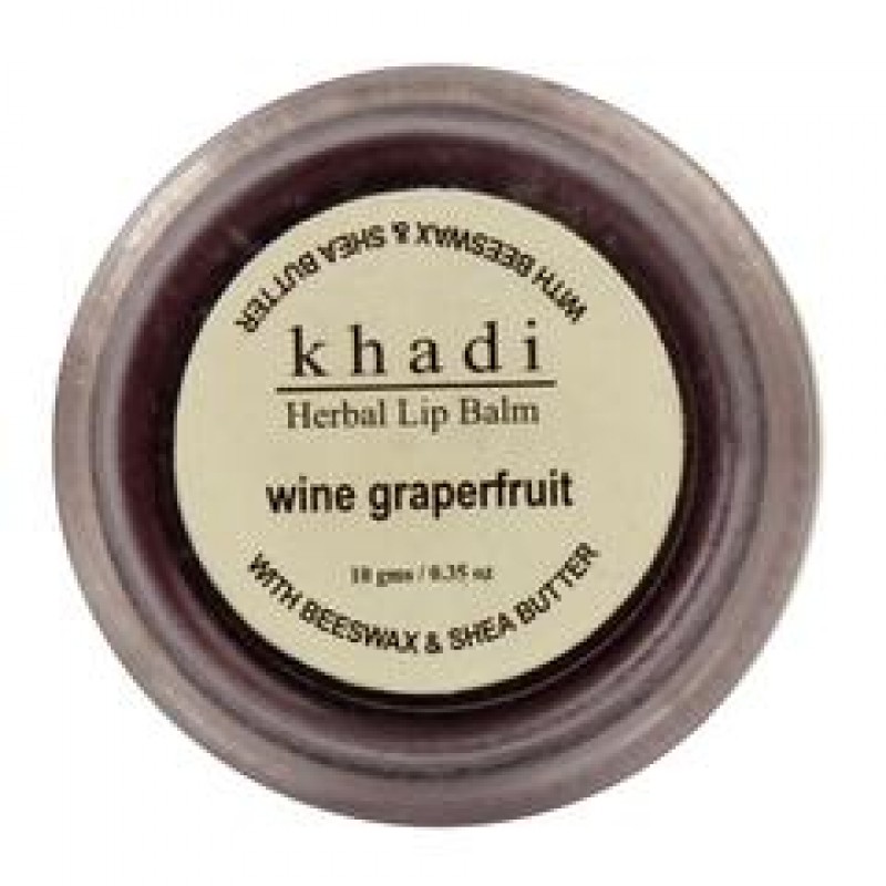 Бальзам для губ Грейпфрут Кхади (Herbal Lip Balm GRAPEFRUIT Khadi) 10 гр