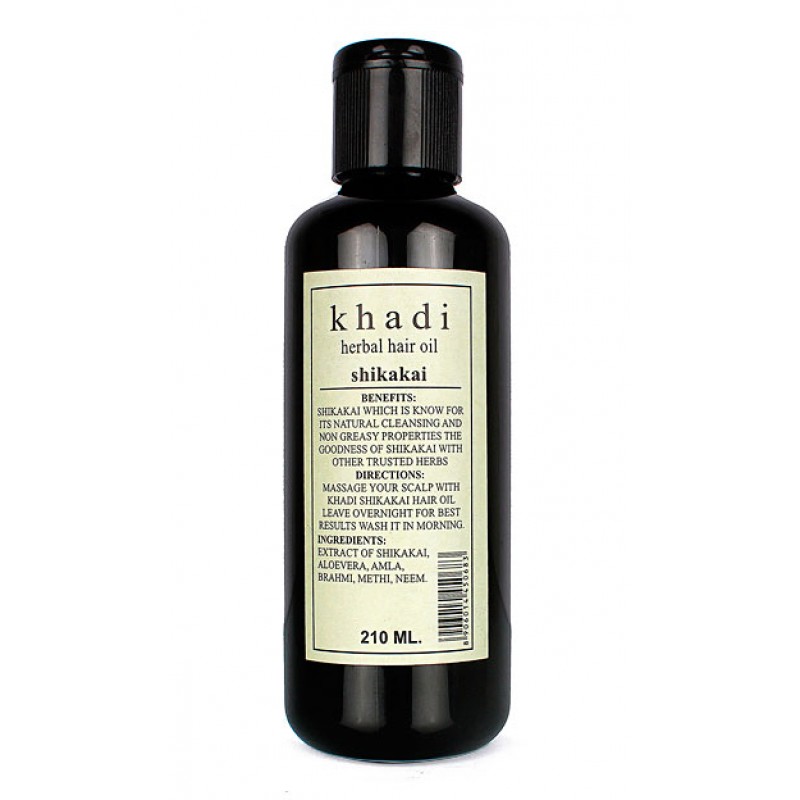 Масло для волос Кхади Шикакай (Khadi Herbal Shikakai Hair Oil) 210 мл