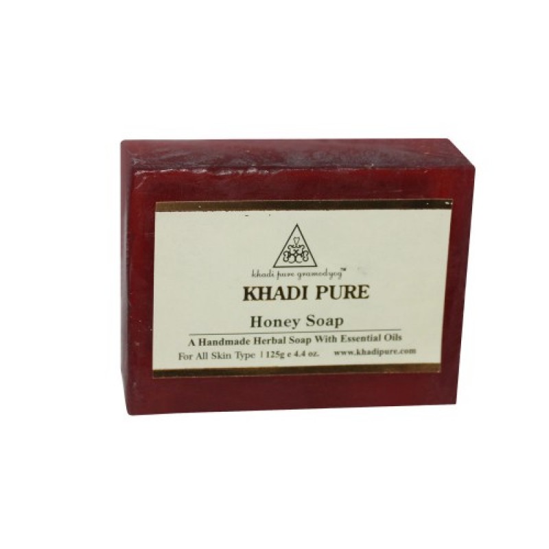 Мыло ручной работы с Медом Khadi Honey Pure Soap 125 гр