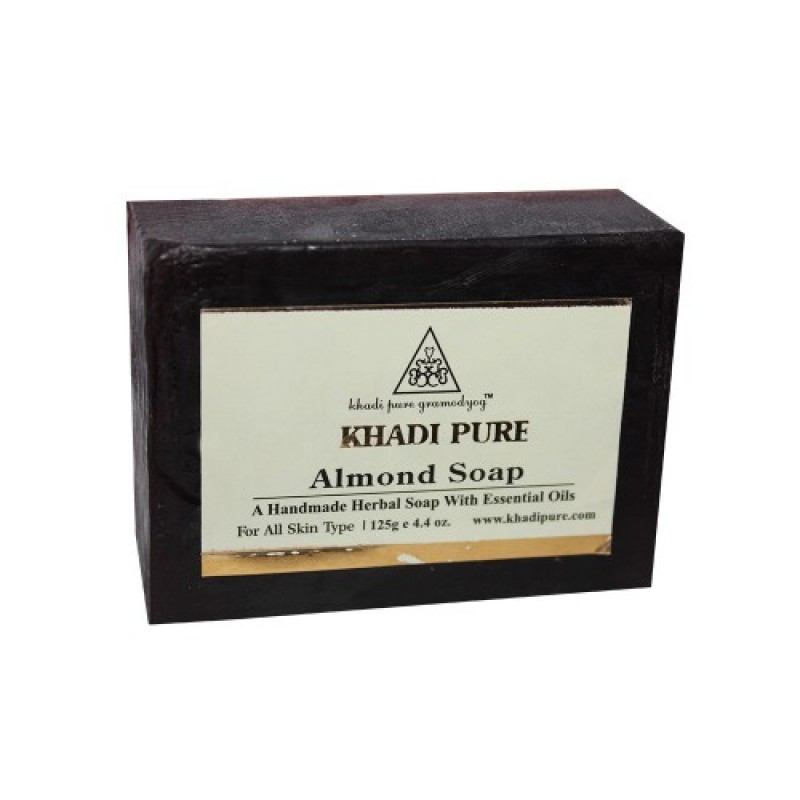 Мыло ручной работы с Миндалем Khadi Pure Almond Soap 125 гр